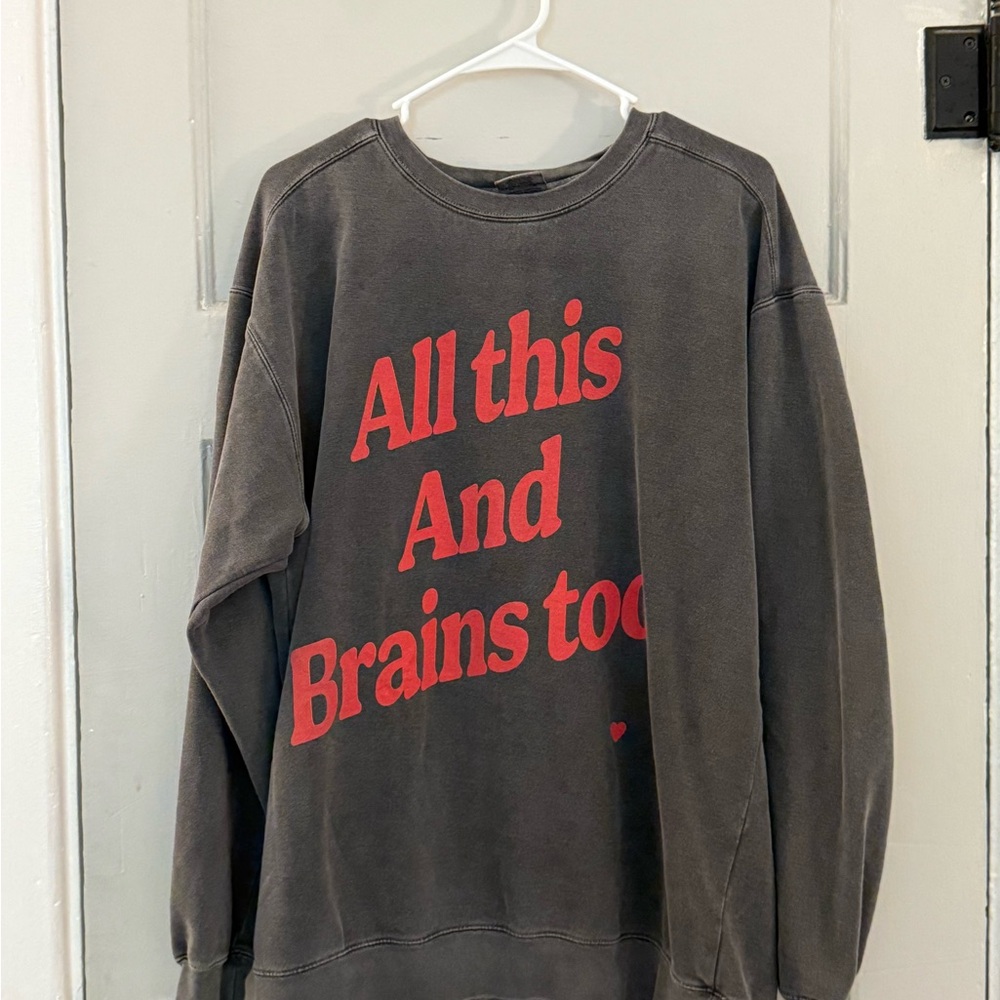 Gray Comfort Colors Swearshirt
